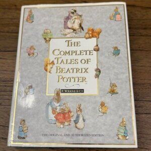 The Complete Tales of Beatrix Potter - Vintage Hardcover Book - 1989
